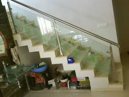 Stainless Steel glass Railing 04
