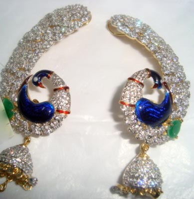 Peafowl Earrings - 03