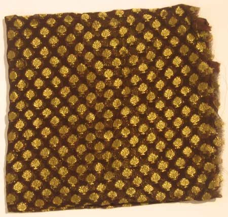 Brown Viscose Crepe Fabric