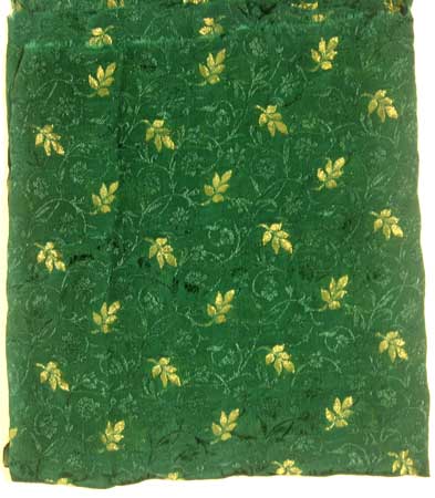 Green Viscose Crepe Fabric