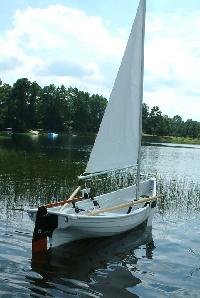 rowing sailing boat