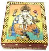 Box with Gemstone Ganesh Statue Pic