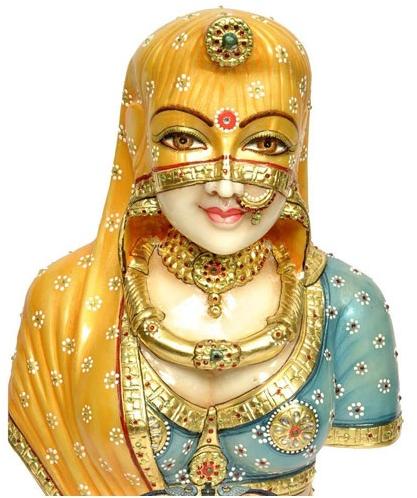 Marble Made Rajasthani Women