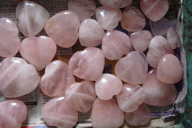 Rose Quartz Heart Shape Pendant