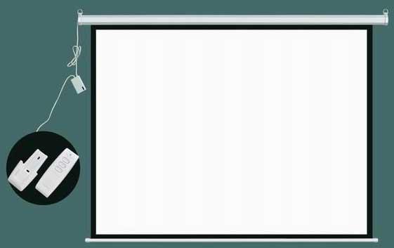 Motorized Screen, Color : WHITE