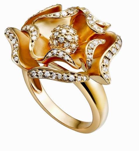 Ring With Blooming Rose (ER678R)