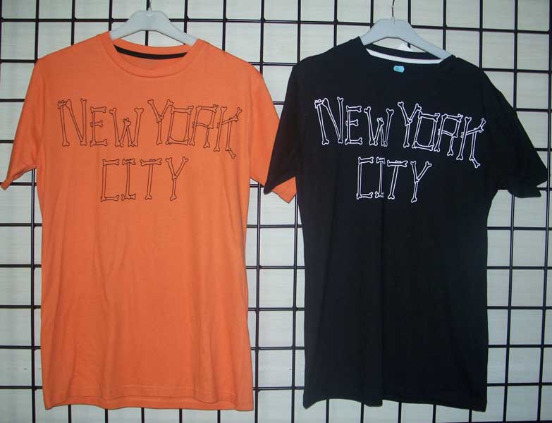 T-shirt, Color : Orange / Black