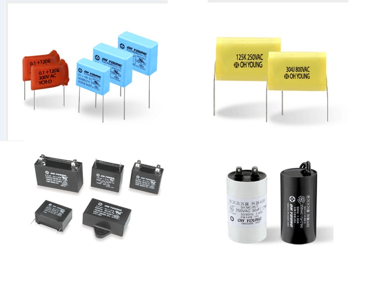 Motor Running Capacitors,  Metallized Polyester Film Capacitors,  High Voltage Polypropylene Film Capacitors