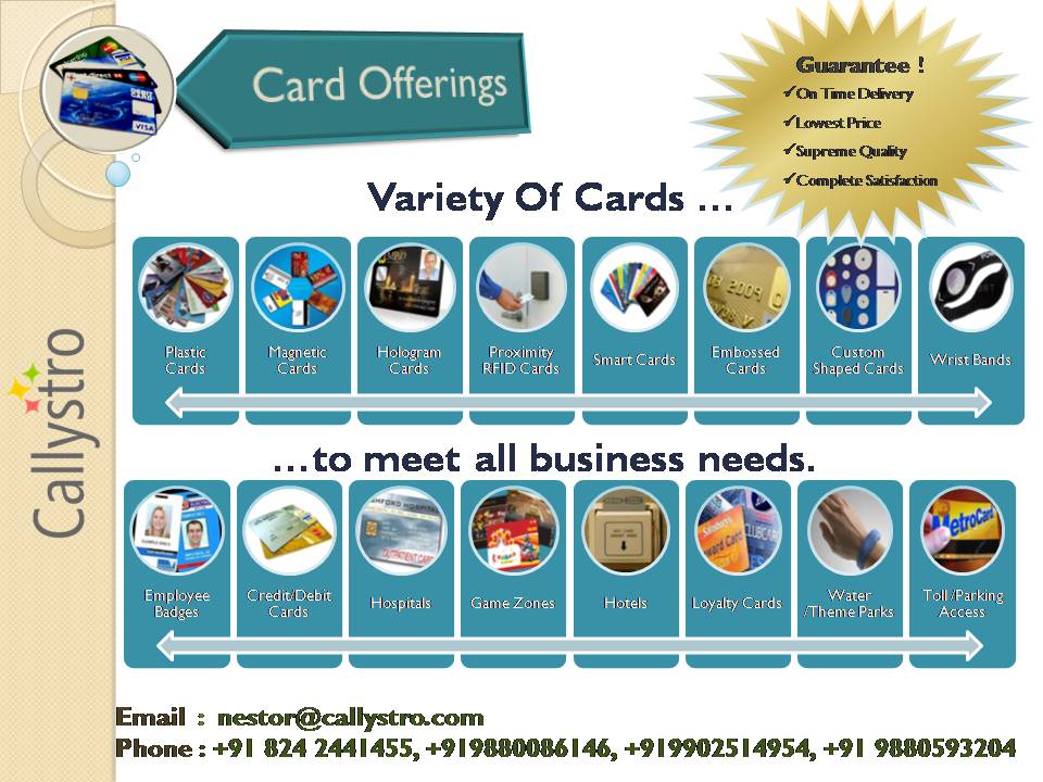 Rfid Cards, Magnetic Cards