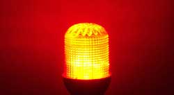 red decorative light