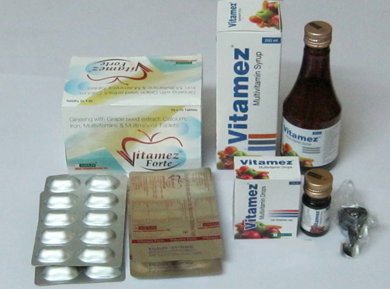 Vitamin Tablets, Vitamin Syrup