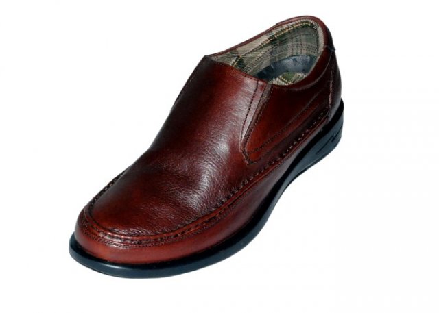 Beautiful Redwine Leather Casual Shoe