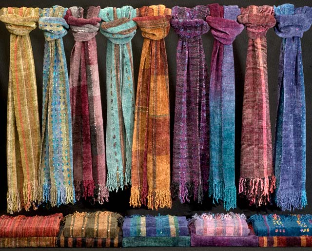 Ladies Rayon Chenille Scarves