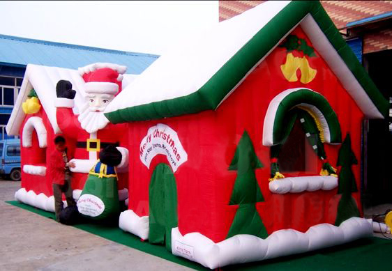 Christmas Inflatables, Color : Red, wight