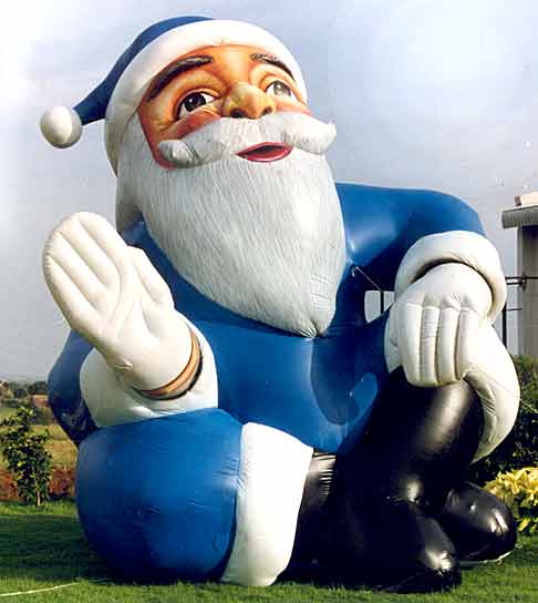 Christmas Santa, Color : Blue