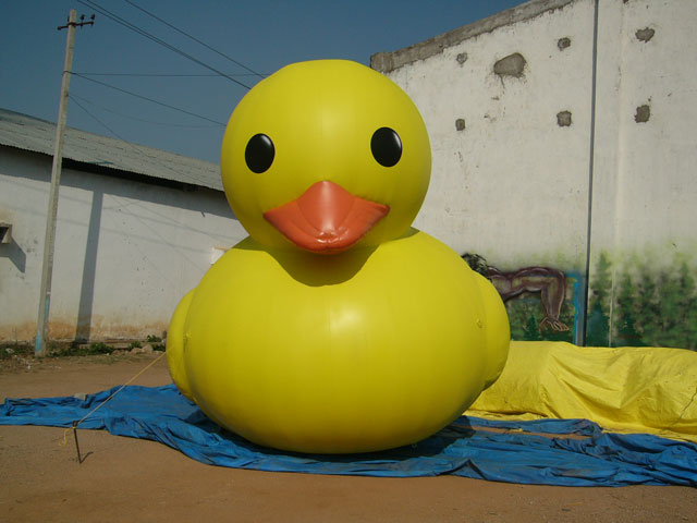 Inflatable Duck, Color : yellow