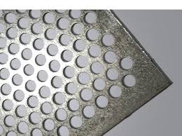 Galvanised perforated sheets