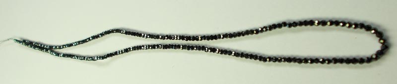 Black Moissanite Beads, 12.52 Carat, 1 Pcs of Moissanitre for Sale