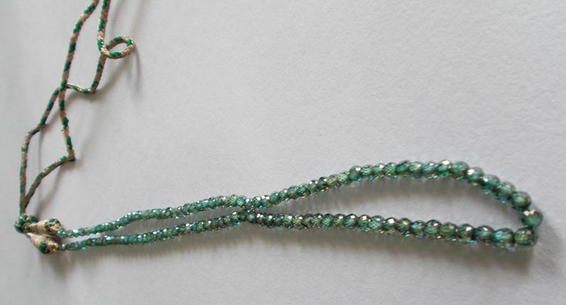 Green Moissanite Beads Round Cut