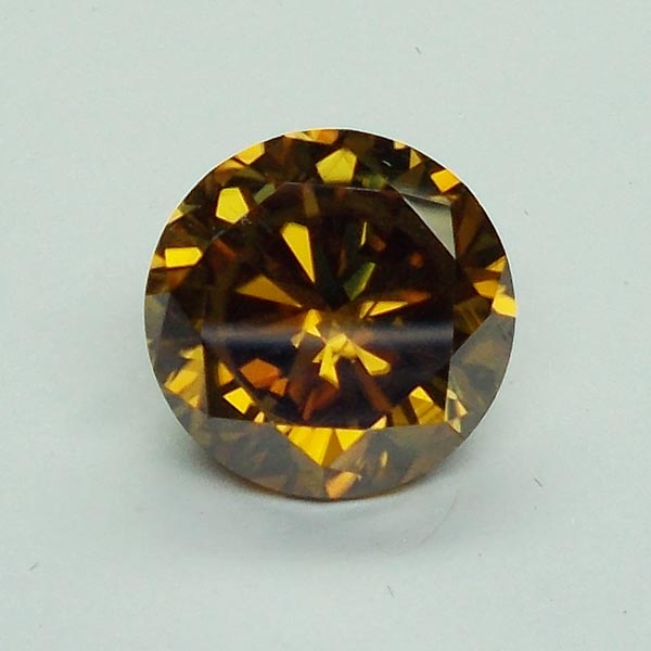 Yellow Moissanite Round Cut