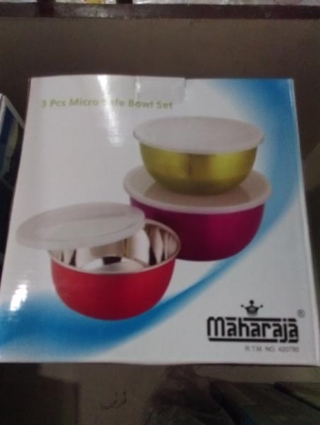 Maharaja 3 pcs bowl set