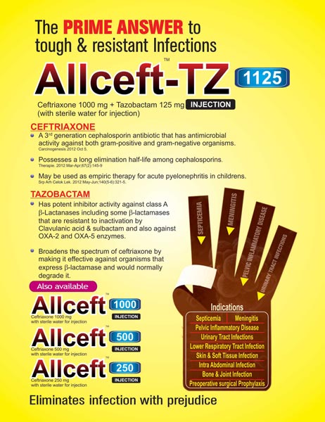 Allceft Injection 1000 Mg