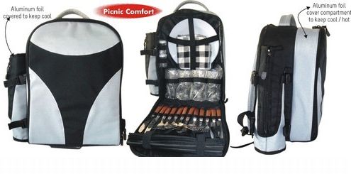 Printed Cotton Picnic Backpacks, Feature : Attractive Designs, Nice Look