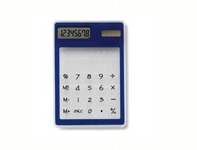 Rectangular Plastic Solar Calculator, for Office, Personal, Size : 4x4Inch