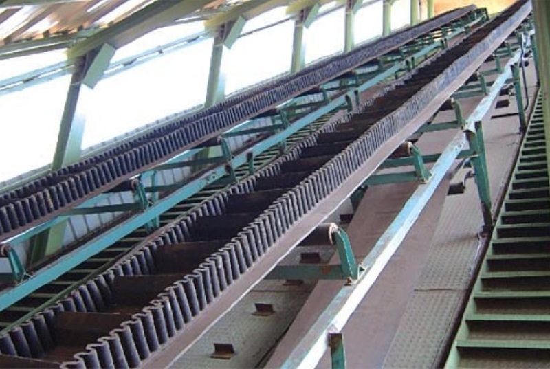 High Angle Belt Conveyor