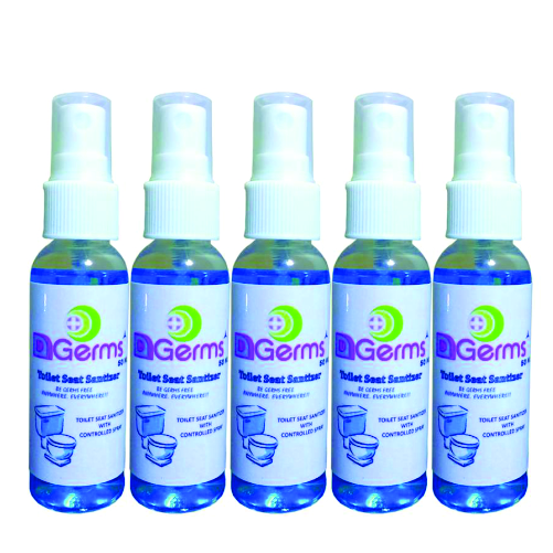 D Germ Toilet Seat Sanitizer Pack of 5