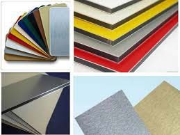 Plain Aluminium Composite Panel Sheets, Width : 4-5 feet