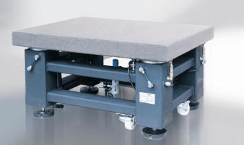 VIBRATION INSULATED TABLES