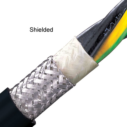 Shielded flexible cable