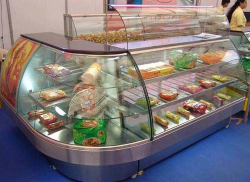 Electric 200-250kg bakery display counter, Feature : Fast Cooling