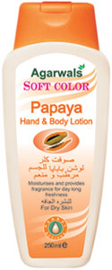 Papaya Hand Lotions, Body Moisturizing Lotions
