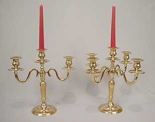 Brass Designer Candle Holder