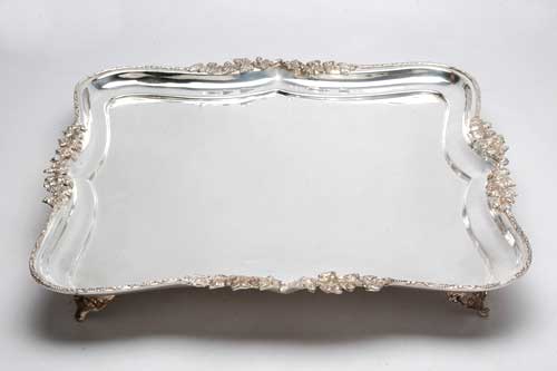 Silver Plated Serving Tray