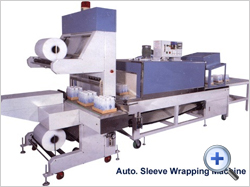 Sleeve wrapping machine