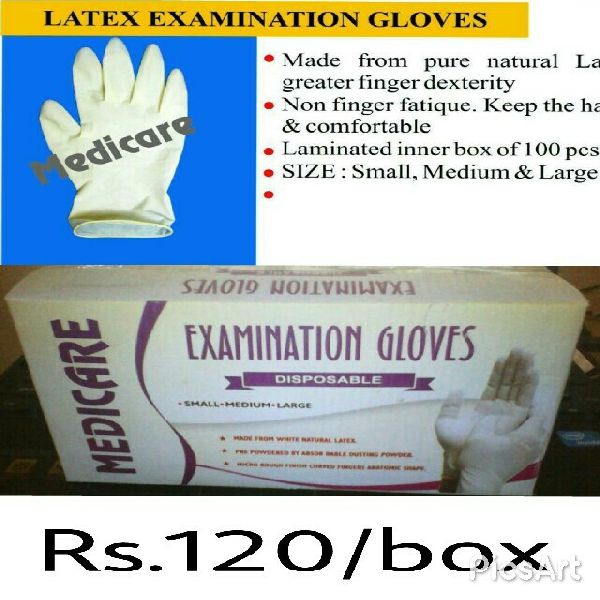 Examination Gloves latex