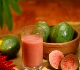 pink guava pulp