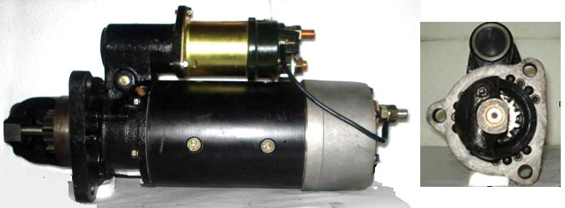 Starter Motor (SMR 4211), for Automobile Industries, Color : Black