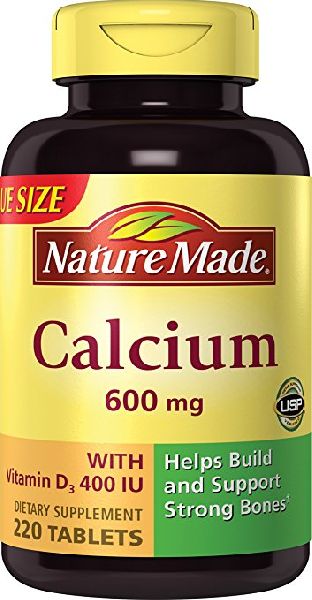 Nature Made Calcium 600 mg Tablets