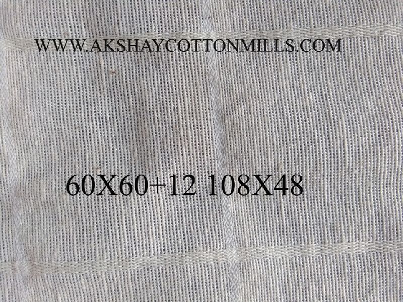 Grey Cotton Dobby Fabric