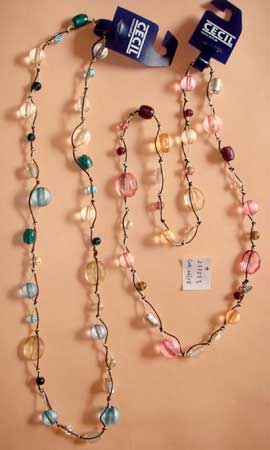Polished Plain Glass Beaded Necklace -03, Occasion : Party Wear