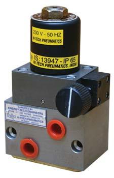 5/2 Way Pilot Operated Single Coil Solenoid Valve