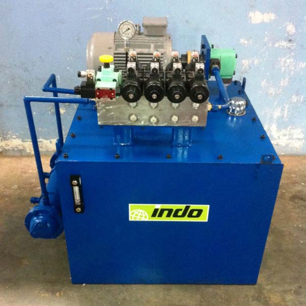 Indo 410v Steel Hydraulic Power Pack, For Industrial, Power : 1hp To 100hp