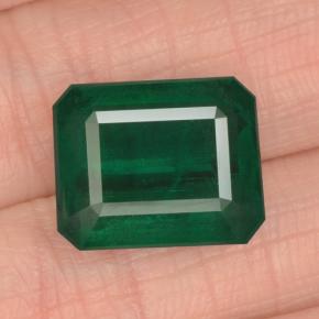 11.48 ct Octagon Step Cut Green Emerald 14.7 x 12 mm