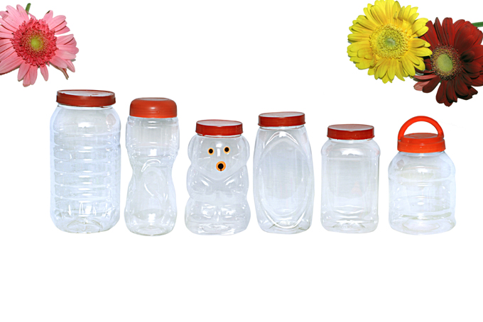 Pet plastic food product containers