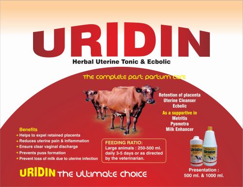 Uridin Tonic & Ecbolic, Shelf Life : 12 Months