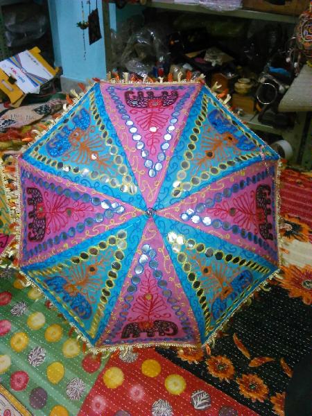 Rajasthani Umbrella Elephant Embroidery 1